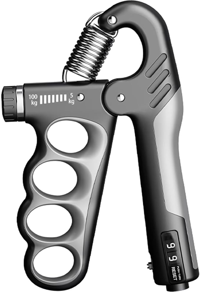 Grip Strength Trainer Forearm Strengthener Hand Squeezer Adjustable Resistance Hand Grip Strengthener for Muscle Building