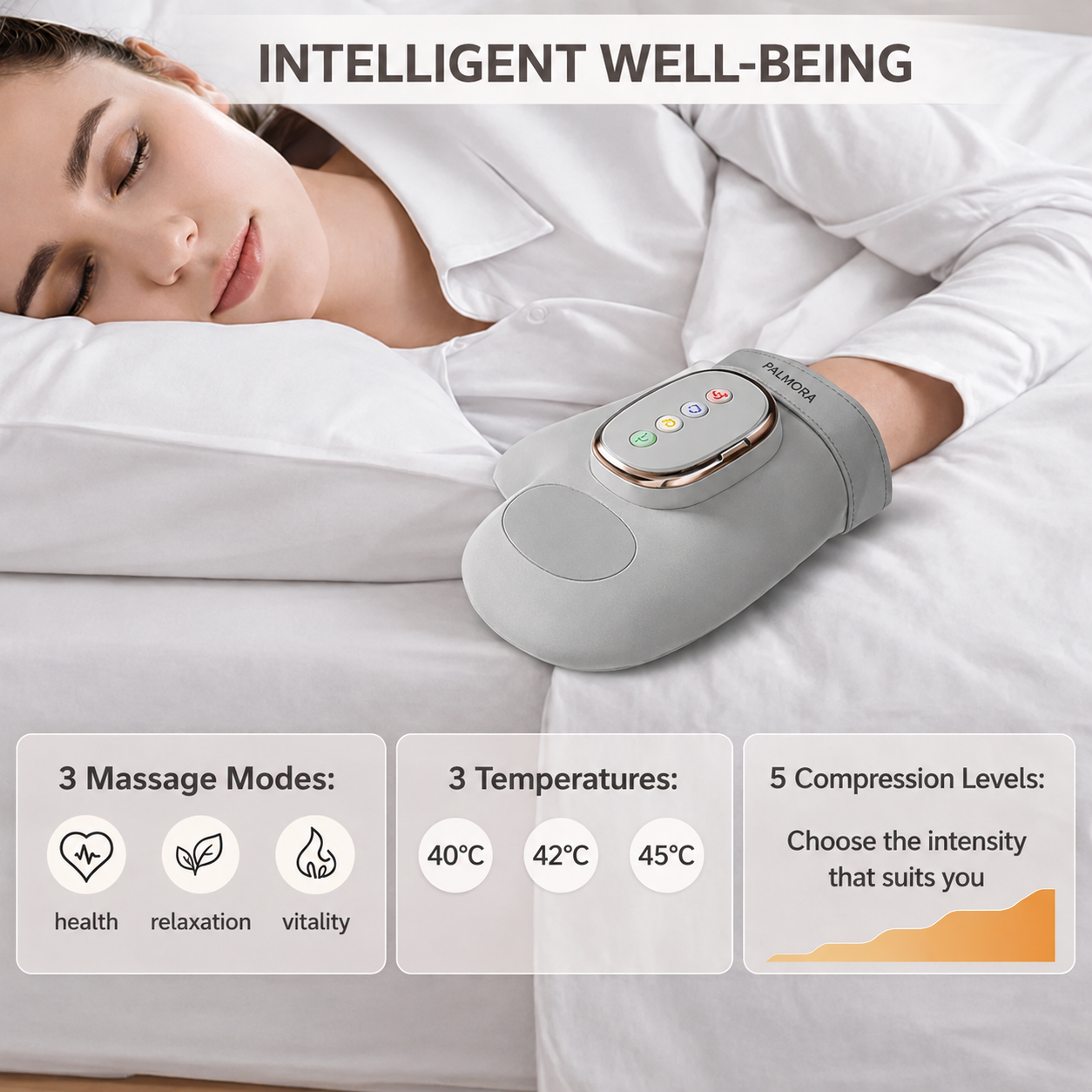 Palmora™ Hand Massager  Professional Relief at Home