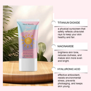 Resist UV Sun Gel Broad Spectrum Anti Sunlight Sunburn High Sun Protection Hydrating Long Lasting Outdoor Sport SPF50 Sunscreen