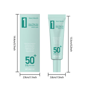 Anti Sun Cream SPF50 UV Defense Broad Spectrum Sunlight Protection Reduce Redness Hydrating Waterproof Prevent Sunburn Sunscreen