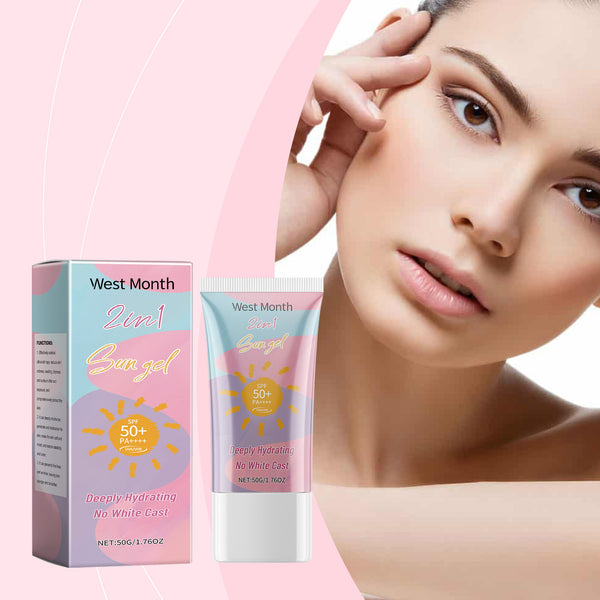 Resist UV Sun Gel Broad Spectrum Anti Sunlight Sunburn High Sun Protection Hydrating Long Lasting Outdoor Sport SPF50 Sunscreen