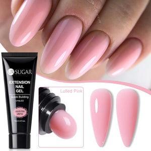 15ml UR SUGAR Extension Nail Gel Polish Nail DIY Clear Camouflage Color Fibre Glass Hard Gel Nails Finger Prolong UV LED Gel
