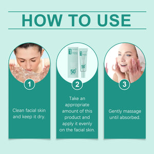 Anti Sun Cream SPF50 UV Defense Broad Spectrum Sunlight Protection Reduce Redness Hydrating Waterproof Prevent Sunburn Sunscreen