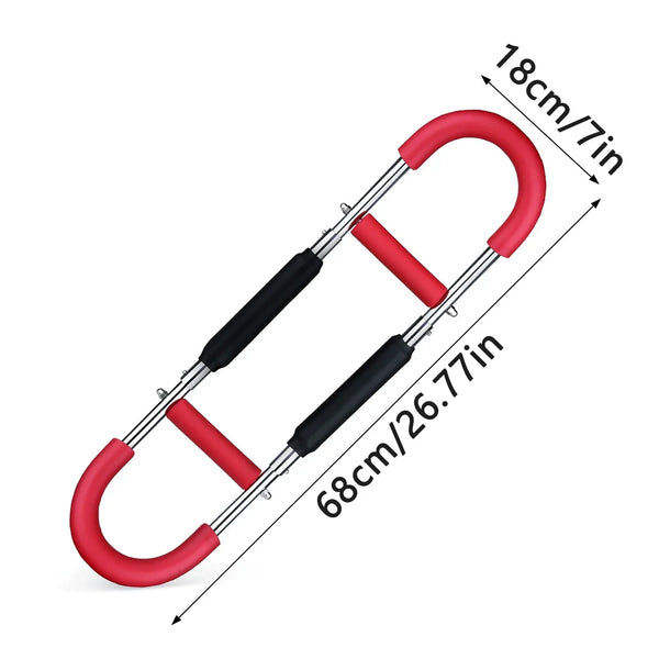 40KG u shape Hand Gripper Strengths Twister Arm Trainer Power Twister Bar Fitness Equipment for Men and Women Home Workout