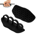 A Pair Anti-Slip Grip for Weight Lifting Pull-Ups Gym Training Unisex Ergonomic Rubber Hand Protector Strengthener Handle Gloves