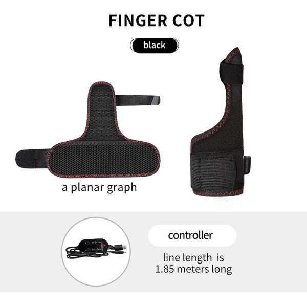 Heating Masage Thumb Wrist Support Brace Electric Heated Finger Pad Thumb Stabilizer for Carpal Tunnel Relief Finger Massager