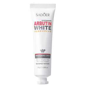 1/2pcs SADOER Niacinamide Arbutin Hand Cream Moisturizing Non Greasy Nourishing Anti Dry Crack Hydrating Hands Skin Care