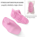 A Pair Anti-Slip Grip for Weight Lifting Pull-Ups Gym Training Unisex Ergonomic Rubber Hand Protector Strengthener Handle Gloves