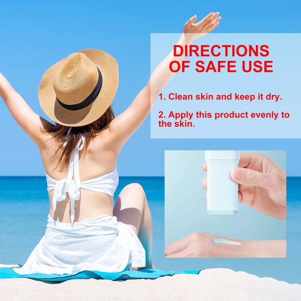 Sunscreen Stick Matte Sun Stick Refreshing Anti-UV Refreshing Oil Control Waterproof Sunscreen Moisturizing UV Protector