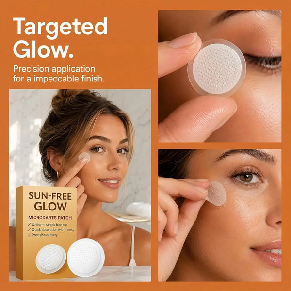 Purevlab Sunless Tanning Patches | New Advanced Sun Free Glow Microdarts Patch, Natural Self Tanning Patches for Women