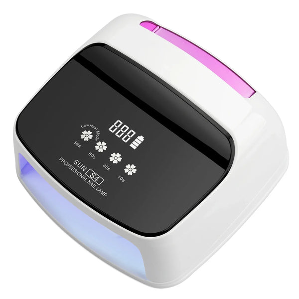 288W Professional Nail Lamp Rechargeable 66LEDS UV LED Nail Drying Lamp Cordless Manicure Lamp With 5Timer Setting Smart Sensor