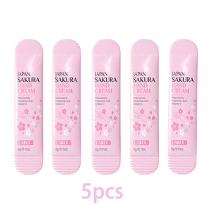 LAIKOU Cherry Blossom Hand Cream Moisturizing Nourishing Brightening Hydrating Hand Lotion Creams Intensive Repair Hand Balm