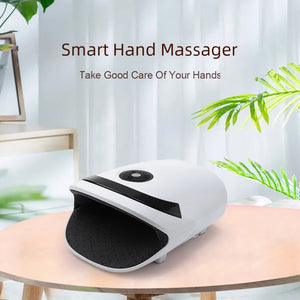 Electric Hand Massager Air Bag 3 Modes Hot Compress Kneading Hand Massage Machine Promote Finger Blood Circulation Relax Hands