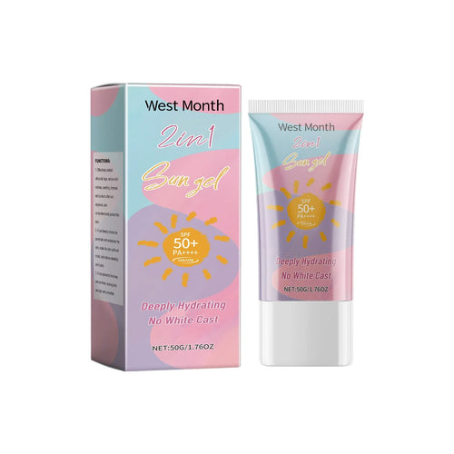 Resist UV Sun Gel Broad Spectrum Anti Sunlight Sunburn High Sun Protection Hydrating Long Lasting Outdoor Sport SPF50 Sunscreen