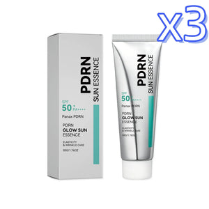SPF 50 PDRN Facial Sunscreen Essence Broad Spectrum UV Defense Waterproof Moisturizing Refreshing Non Sticky Daily Face Sun Care