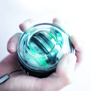 LED Gyroscopic Power Wrist Ball Self-starting Gyro Ball Gyroball Arm Hand Muscle Force Trainer Exercise Strengthener