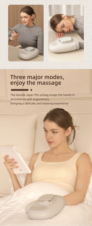 Professional Hand Massager Finger Wrist Palm Relaxation Device with Airbag Compression Kneading for Maximize Your Hand Comfort