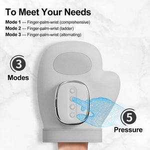 Professional Hand Massager Finger Wrist Palm Relaxation Device with Airbag Compression Kneading for Maximize Your Hand Comfort