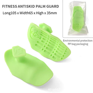A Pair Anti-Slip Grip for Weight Lifting Pull-Ups Gym Training Unisex Ergonomic Rubber Hand Protector Strengthener Handle Gloves
