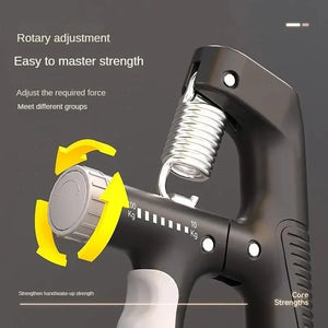 1/2Pcs 10-100KG Adjustment Smart Counting Hand Grip Spring Finger Pinch Wrist Expander Power Strengthening Pliers Fitness Tool