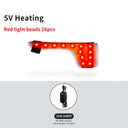 Red Light Electric Heating Thumb Support Vibrating Massager Relieves Wrist Pain and Fatigue  Alleviates Tenosynovitis