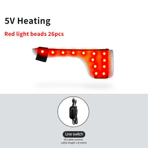Red Light Electric Heating Thumb Support Vibrating Massager Relieves Wrist Pain and Fatigue  Alleviates Tenosynovitis