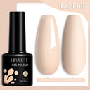 LILYCUTE 7ml Non Stick Hand Solid Extension Gel Nail Polish 3D Auroras Effect Carving Flower Function For Finger ProlongHard Gel
