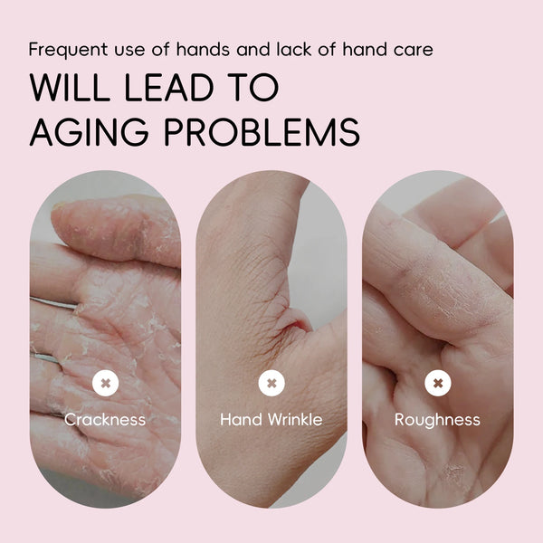LAIKOU Japan Sakura Hand Cream Hydrating Hand Moisturizer Smoothing Radiant Treatment Refreshing Scent Hand Balm