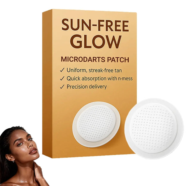 Purevlab Sunless Tanning Patches | New Advanced Sun Free Glow Microdarts Patch, Natural Self Tanning Patches for Women