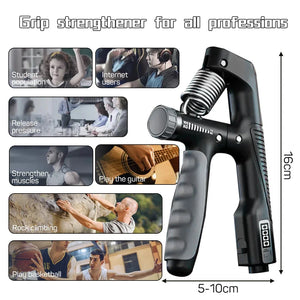 Grip Strength Trainer Sport Hand Strengthener Adjustable Forearm Trainer Forearm Finger Exerciser For Muscle Building