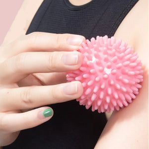 Spiky Massage Balls for Feet, Back, Hands, Muscles - Firm, Medium and Soft Spiked Massager Rollers for Plantar, Exercise