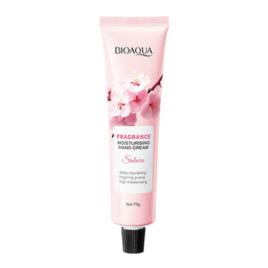 75g BIOAQUA Lavender Sakura Moisturizing Hand Cream Jasmine Moisturizing Nourishing Hydrating Hands Moisturizer Skin Care