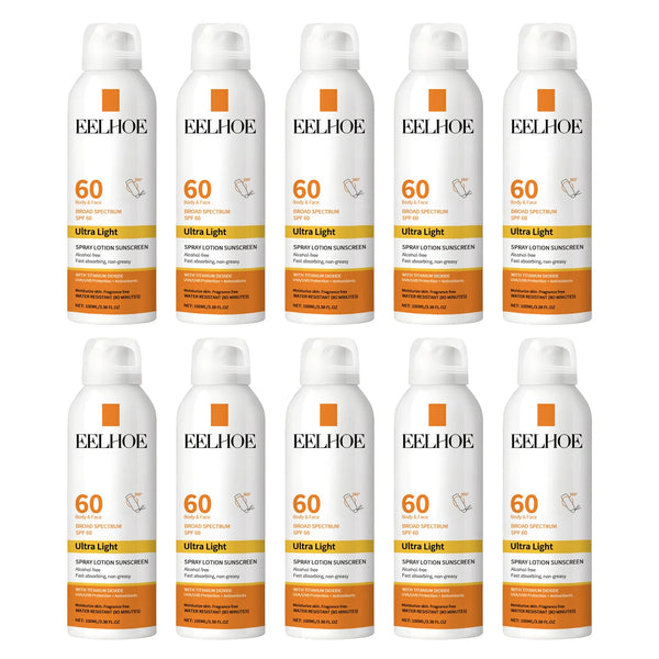 EELHOE Vitamin E Sunscreen Spray 100ml Long-lasting Deep Moisturizing Anti-UV Skin Protector Anti Oxidant Face Body Skin Care