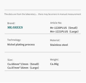 MR.GREEN Nail Clippers Stainless Steel Two Sizes Are Available Manicure Fingernail Cutter Thick Hard Toenail Scissors Tools