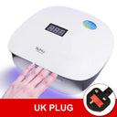 Professional Nail Lamp For Manicure With 4 Timers Setting 48W UV LED Nail Lamp Nails For Fast Curing Gel Nail Polish For Salon
