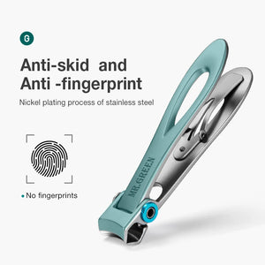 MR.GREEN Nail Clippers Stainless Steel Two Sizes Are Available Manicure Fingernail Cutter Thick Hard Toenail Scissors Tools
