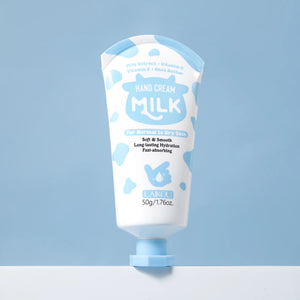 LAIKOU Milk Hand Cream Intensive Hydration Fast-Absorbing Smoothing Repair Dry Cracked Skin Vitamin C Enriched
