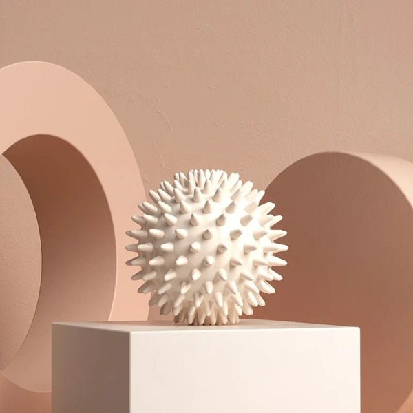 Spiky Massage Balls for Feet, Back, Hands, Muscles - Firm, Medium and Soft Spiked Massager Rollers for Plantar, Exercise