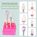 7 Pcs Tungsten Carbide Ceramic Nail Drill Bits For Manicure Removing Gel Varnish Nail Drill Bit Kits Accessories Engraving Tools