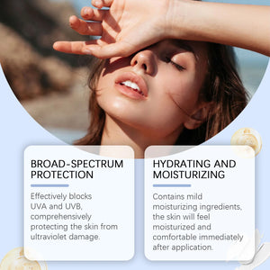 Jaysuing Skincare Sunscreen SPF 50+ Uv Protective Deep Moisturizing Anti Oxidant Non Greasy Waterproof Sunblock Stick Beauty