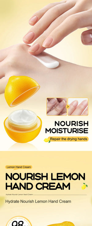 SADOER Mango Peach Aloe Vera Lemon Fruit Hand Cream Moisturizing Brightening Repairing Hand Creams For Hands Skin Care