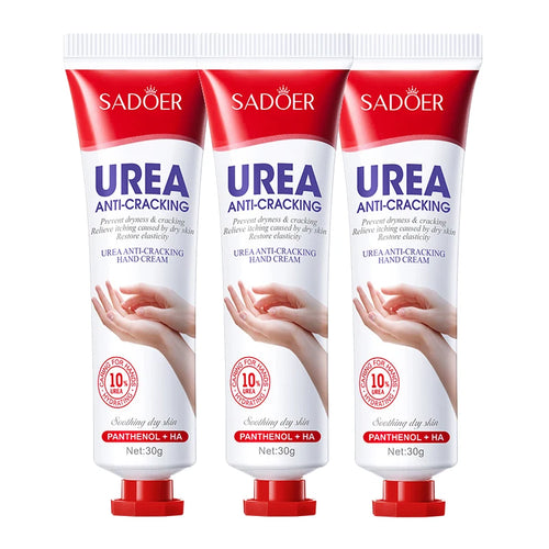 3/5pcs SADOER 10% Urea Anti-Cracking Hand Cream Panthenol HA Deep Moisturizing Improve Dryness Repair Cracked Hands Skincare 30g