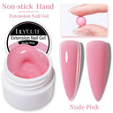 LILYCUTE 7ml Non Stick Hand Solid Extension Gel Nail Polish 3D Auroras Effect Carving Flower Function For Finger ProlongHard Gel