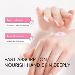 LAIKOU Japan Sakura Hand Cream 200g Long-Lasting Hydration Smooth Radiant Refreshing Scent Hand Care