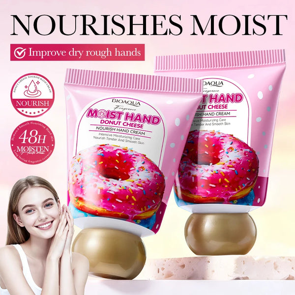BIOAQUA Donut Chocolate Hand Cream Moisturizing Nourishing Anti-aging Anti Wrinkles Whitening Hands Skin Care Products