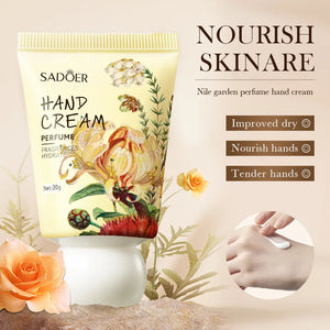 30g Garden perfume Hand Cream Plant Extract Moisturizing Flowers Nutrients Dry Crakced Repair Soft Whitening Oil Control Rose