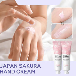 LAIKOU Sakura Hand Cream Deep Moisturizing & Restoring Hand Lotion for Dry Skin,Non-Greasy, Fast Absorbing Hand Care Cream