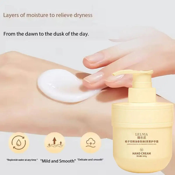 Moisturizing Vitamin E Hand Cream Gardenia Essential oil Body Cream Lasting Fragrance Anti Drying Smooth Winter Hand Skin Care