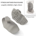 A Pair Anti-Slip Grip for Weight Lifting Pull-Ups Gym Training Unisex Ergonomic Rubber Hand Protector Strengthener Handle Gloves