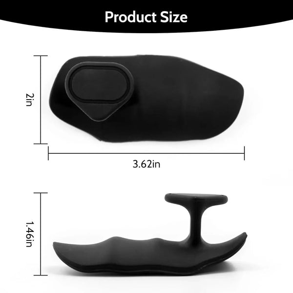A Pair Anti-Slip Grip for Weight Lifting Pull-Ups Gym Training Unisex Ergonomic Rubber Hand Protector Strengthener Handle Gloves